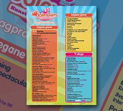  Festival Programma's